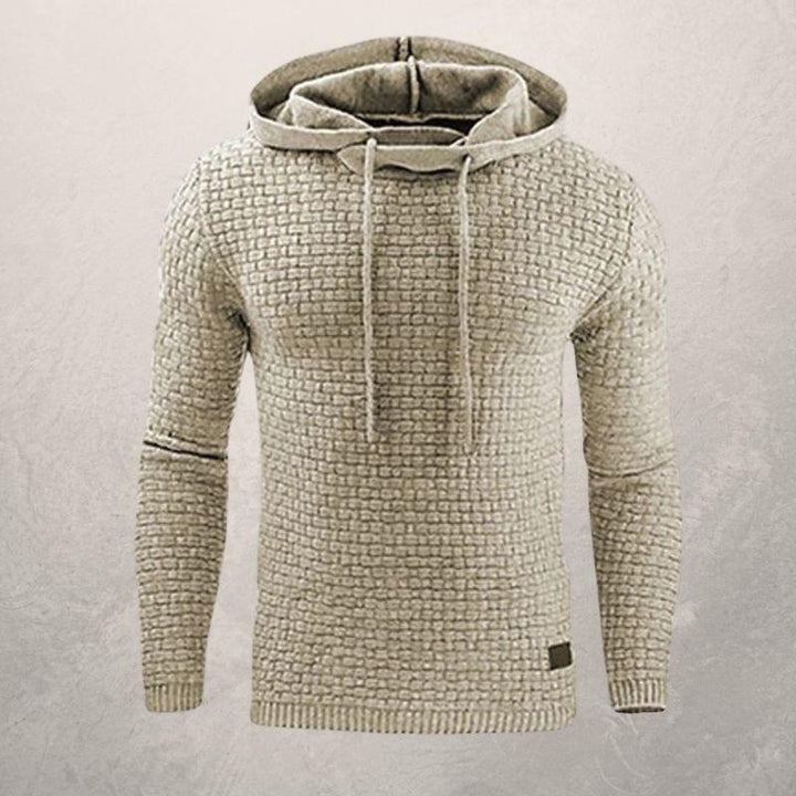 Sweat à capuche femme coupe slim doux motif à carreaux manches longues