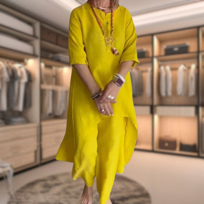 Ensemble deux pièces oversize décontracté femme