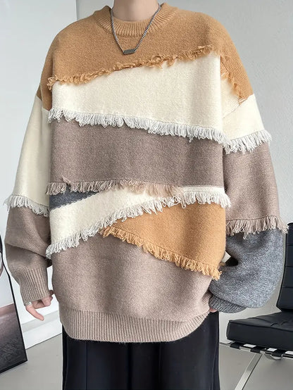 Pull fantaisie à pompons Moderne Tendance