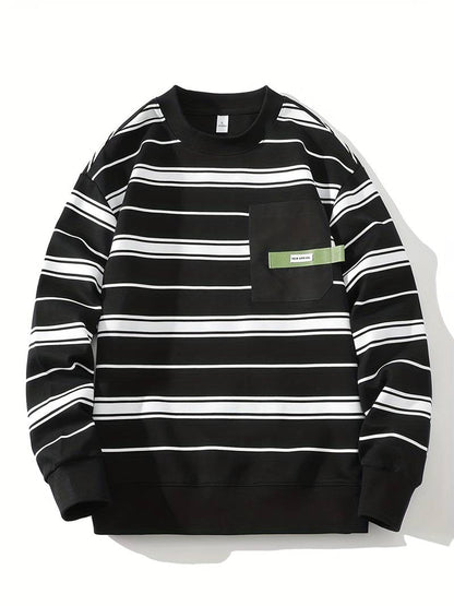 Pull rayé stylé pour homme