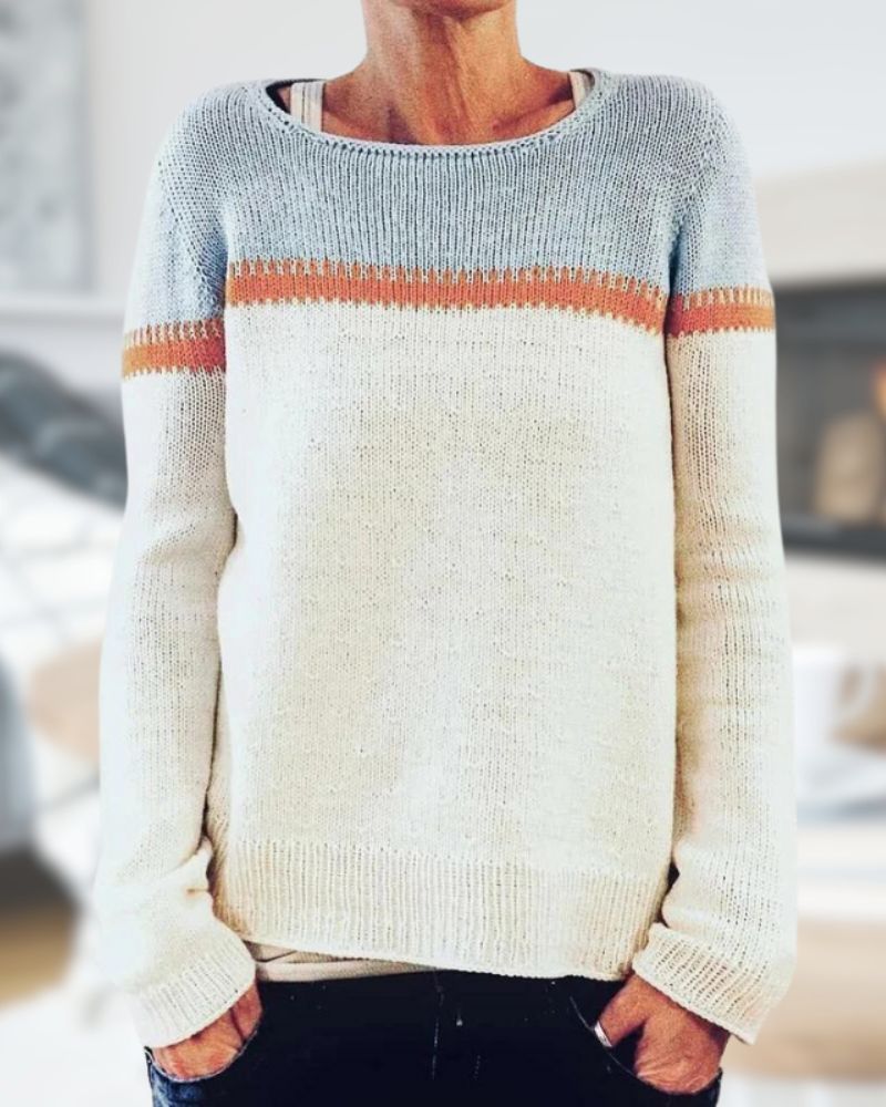 Weicher Frauenpullover Rundhals Style - IdealeKleiden