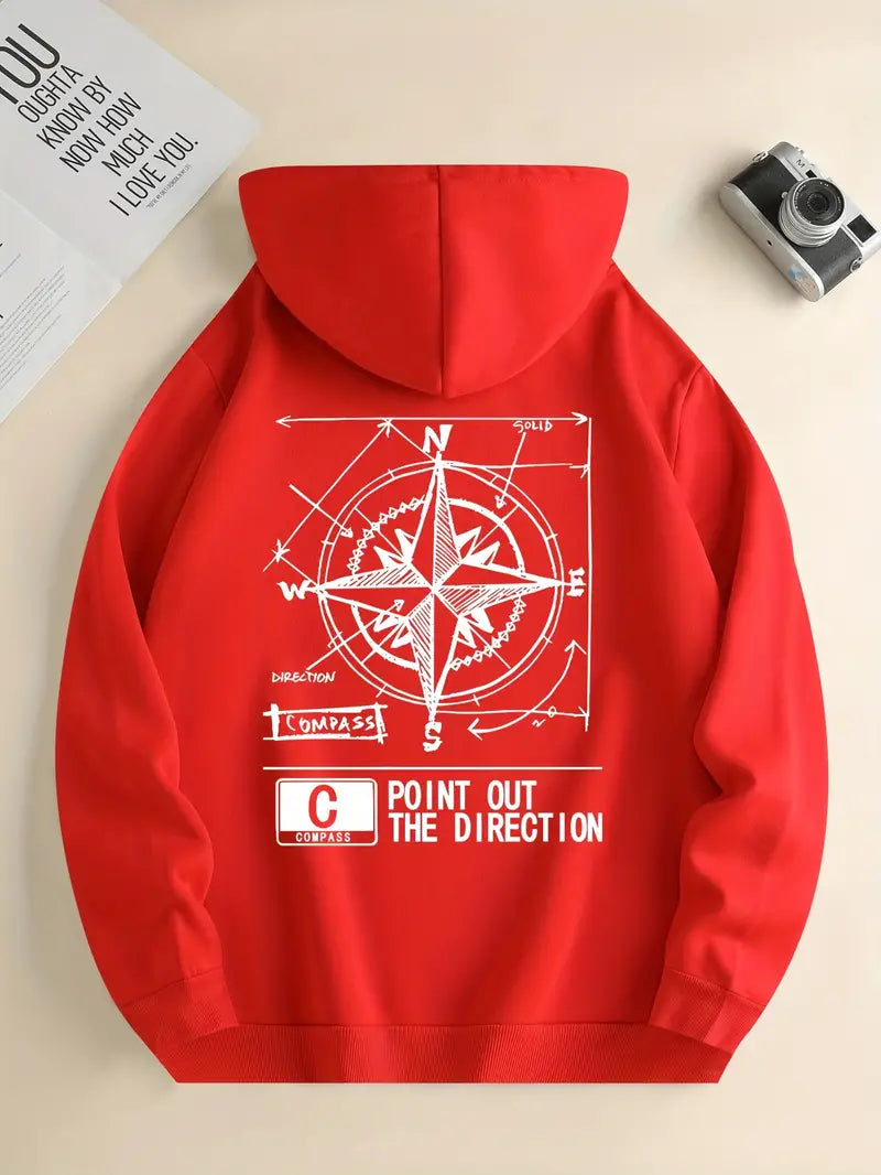 Pull Homme Capuche Sport Imprimé