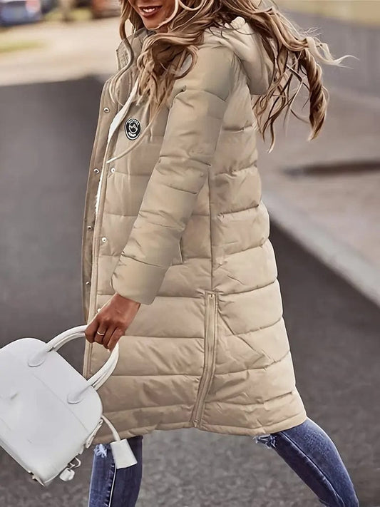 Winterdaunenjacke Elegant Zeitlos Warm - IdealeKleiden