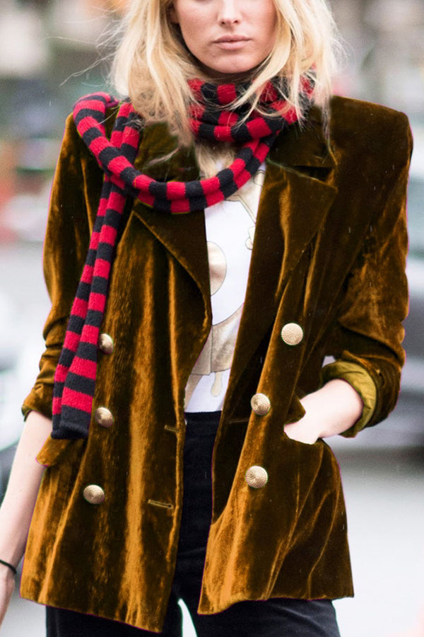 Robe élégante femme Blazer velours Tenue de soirée
