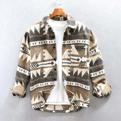 Veste-chemise Aztèque Stylée Chic du Sud-Ouest