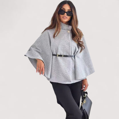 Veste élégante pour femme à motif papillon avec ceinture
