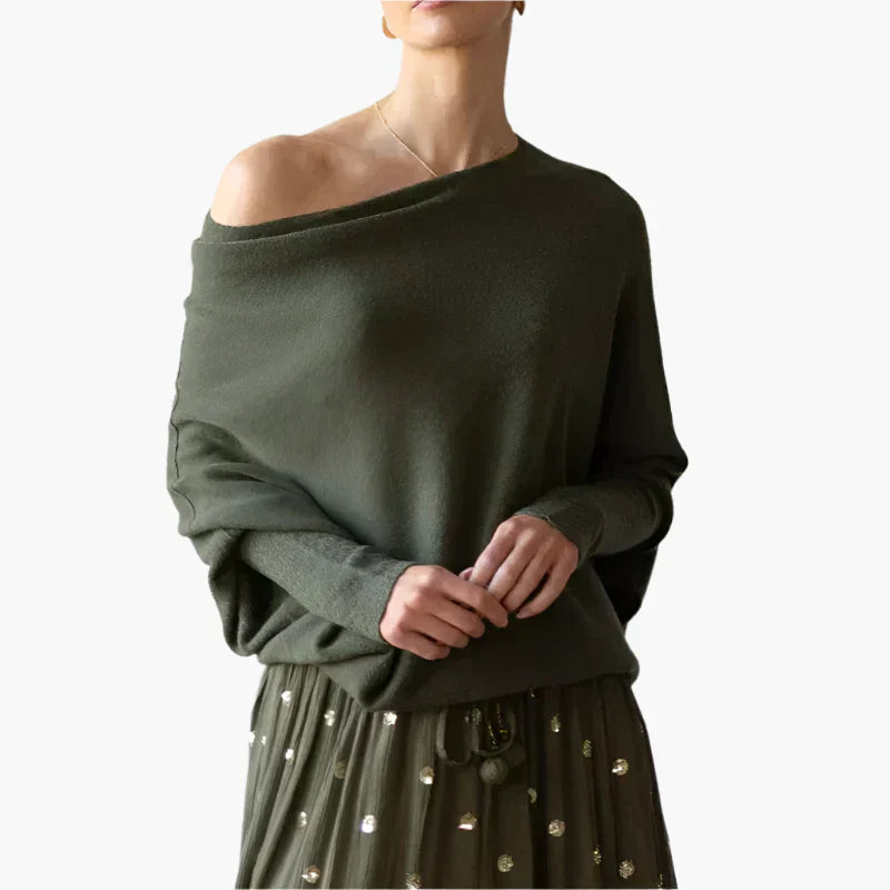 Pull ample et élégant pour femme, confortable