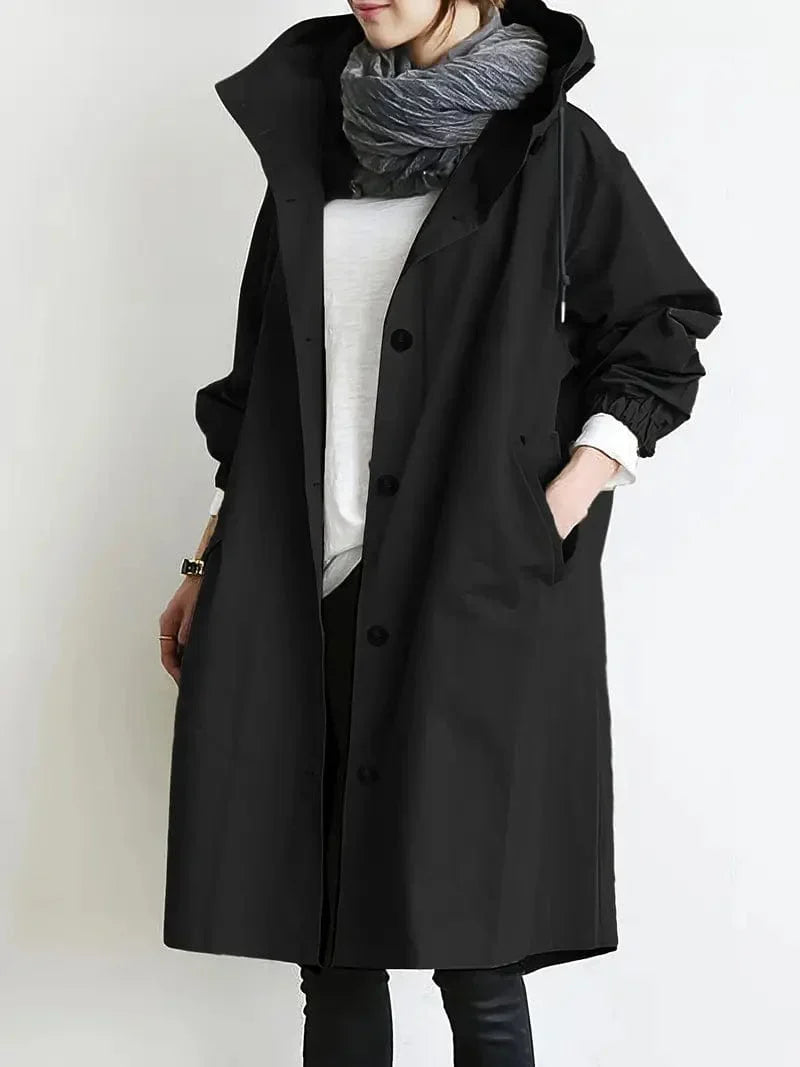 Eleganter Trenchcoat Damen Zeitlos Winter - IdealeKleiden
