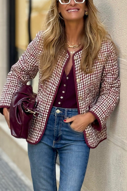 Veste d'hiver matelassée chaude