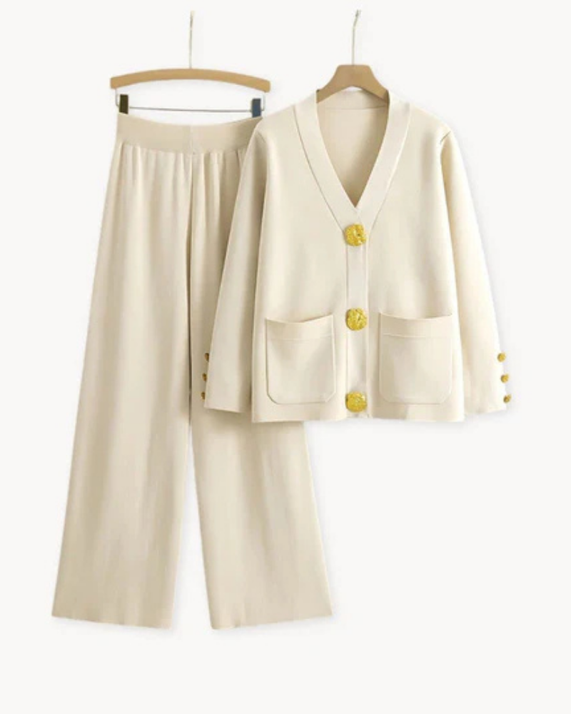 Elegante Strickkleidung Set Damen - IdealeKleiden