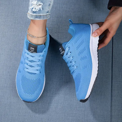Damen Sneaker Leicht Sportlich - IdealeKleiden
