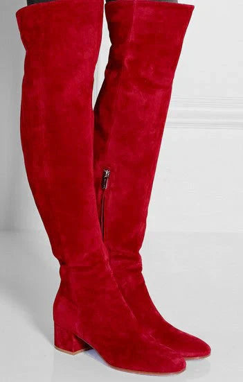 Bottes Femme Talon Carré Chic