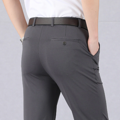 Pantalons homme élégants extensibles, longueur standard