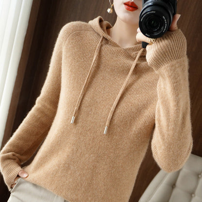 Sweat-shirt à capuche Femme Doux Confortable
