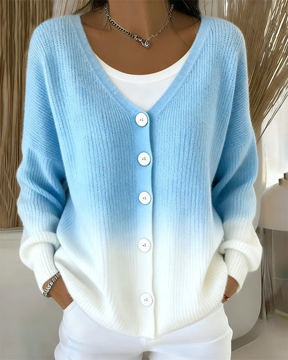 Gilet long stylé coloris tendance