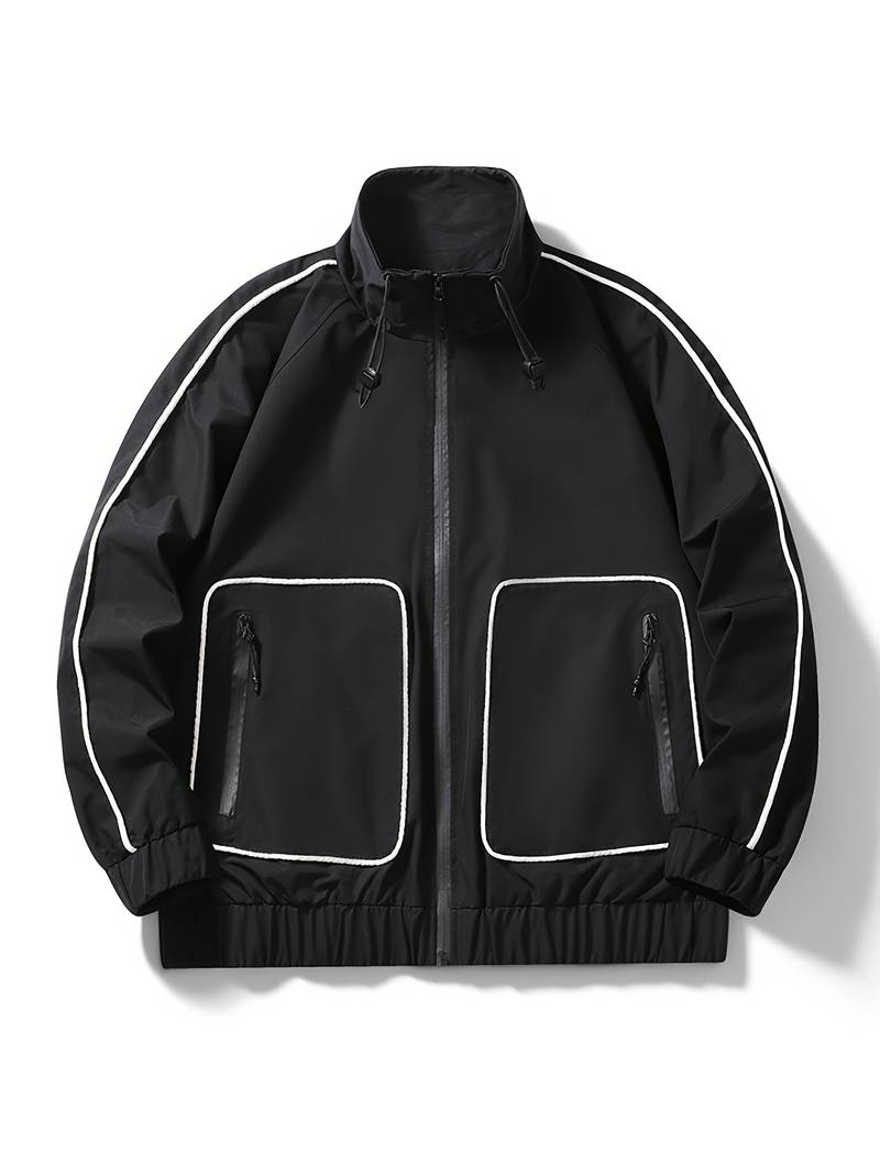 Thomas - Moderne Windjacke Mit Taschen - IdealeKleiden