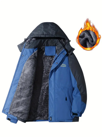 Veste d'hiver chaude pour homme imperméable isolée