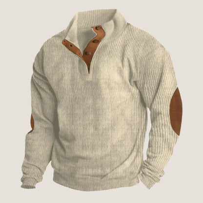 Pull-over côtelé tendance pour hommes