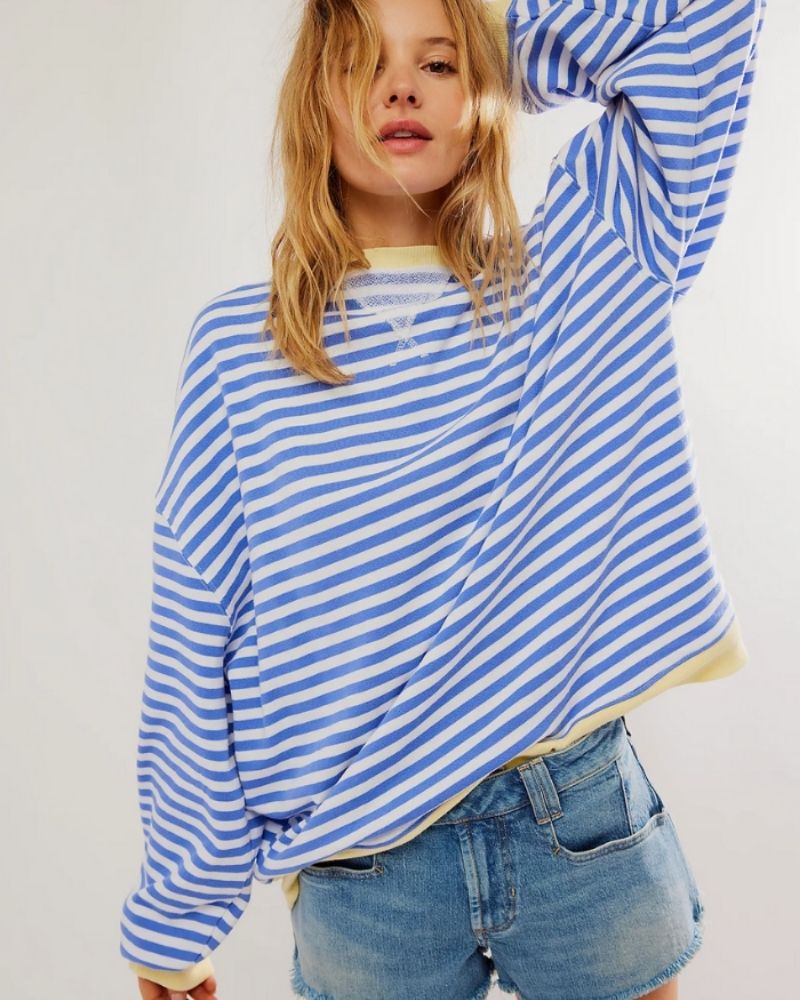 Pull oversize rayé confortable
