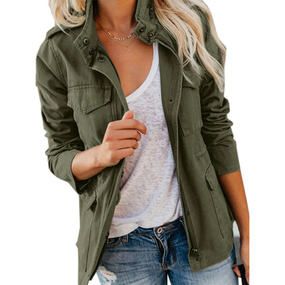 Veste d'extérieur pratique avec poche multifonction