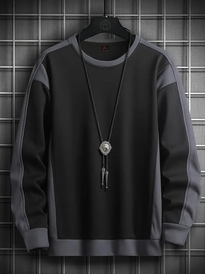 Pull homme col rond style moderne