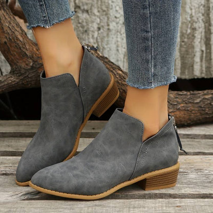 Élégantes bottes courtes pour femme