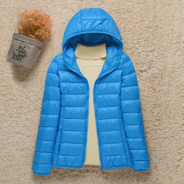 Doudoune matelassée imperméable pour homme Noire