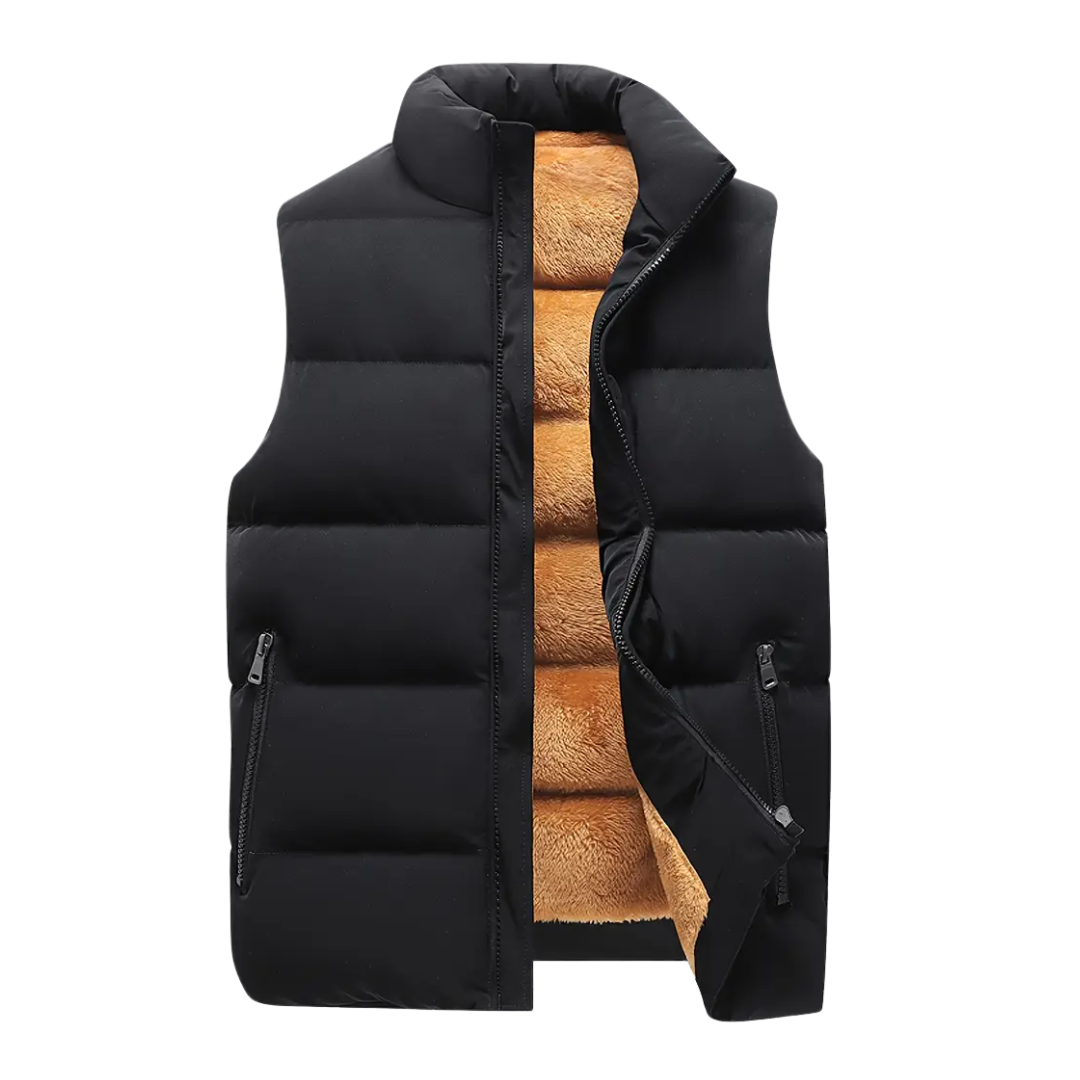 Gilet thermique homme Col montant Isolé