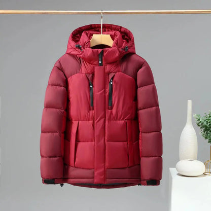 Manteau d'hiver femme à capuche amovible