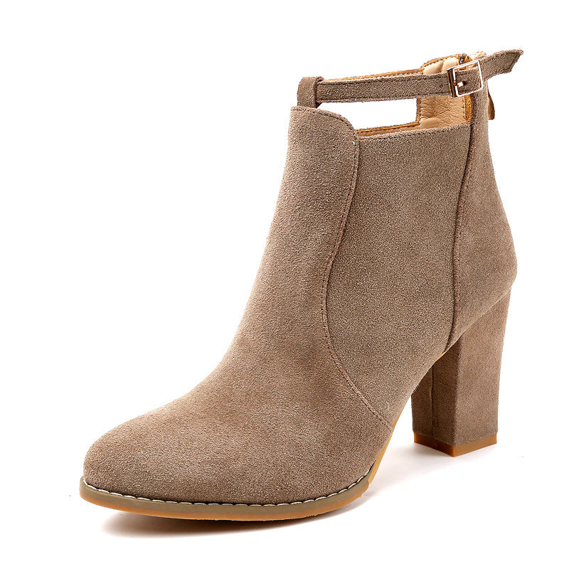 Bottes Femme Élégantes Laçage Haute Qualité Confortables