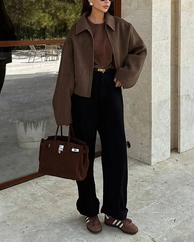 Manteau d'hiver élégant pour femme Style Georga intemporel