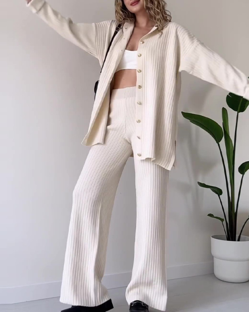 Tenue décontractée en maille 2 pièces