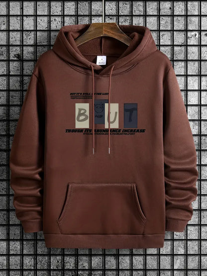 Garrett – Sweat à capuche imprimé graphique pour homme