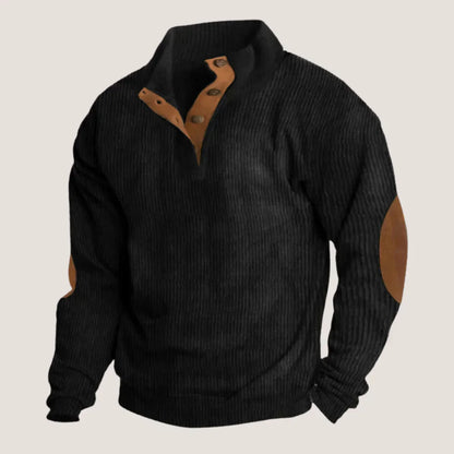 Pull-over côtelé tendance pour hommes
