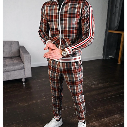 Survêtement de sport 2 pièces pour homme Tenue de loisirs moderne