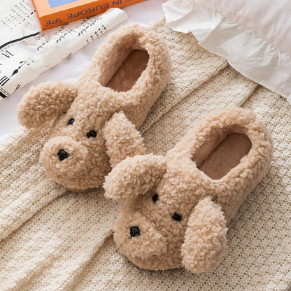 Chaussons confortables pour femmes à motif animalier