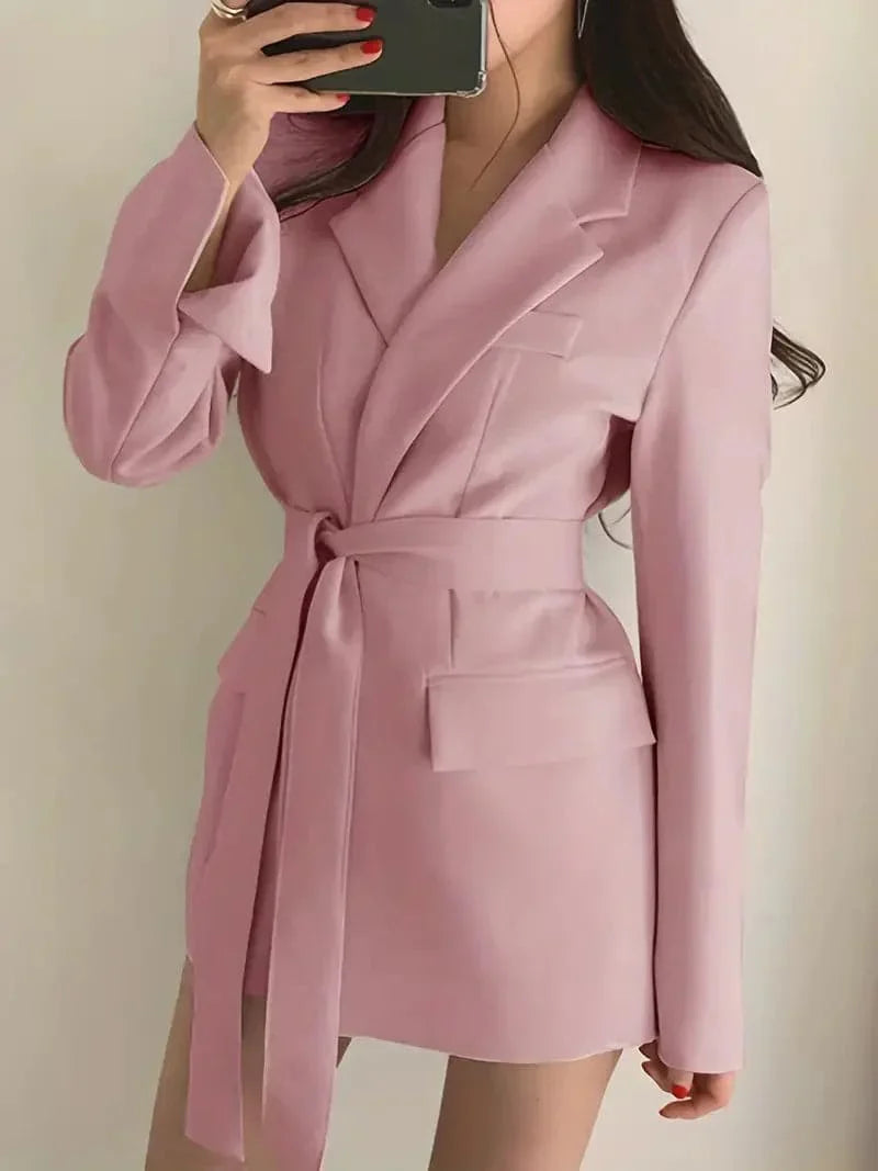 Robe-Blazer élégante courte pour femme