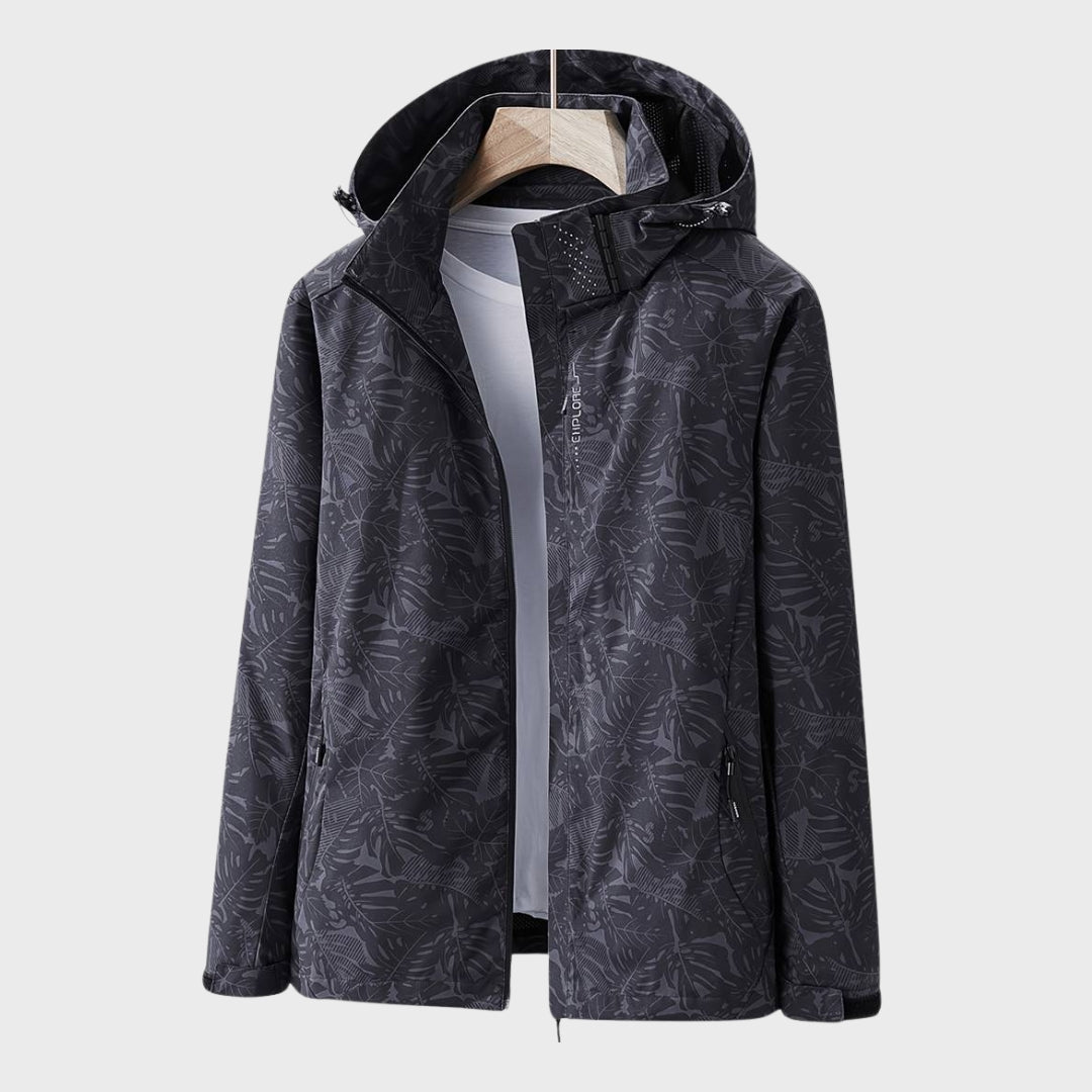 Wasserdichte Outdoor-Jacke Kapuzenparka Winddicht - IdealeKleiden