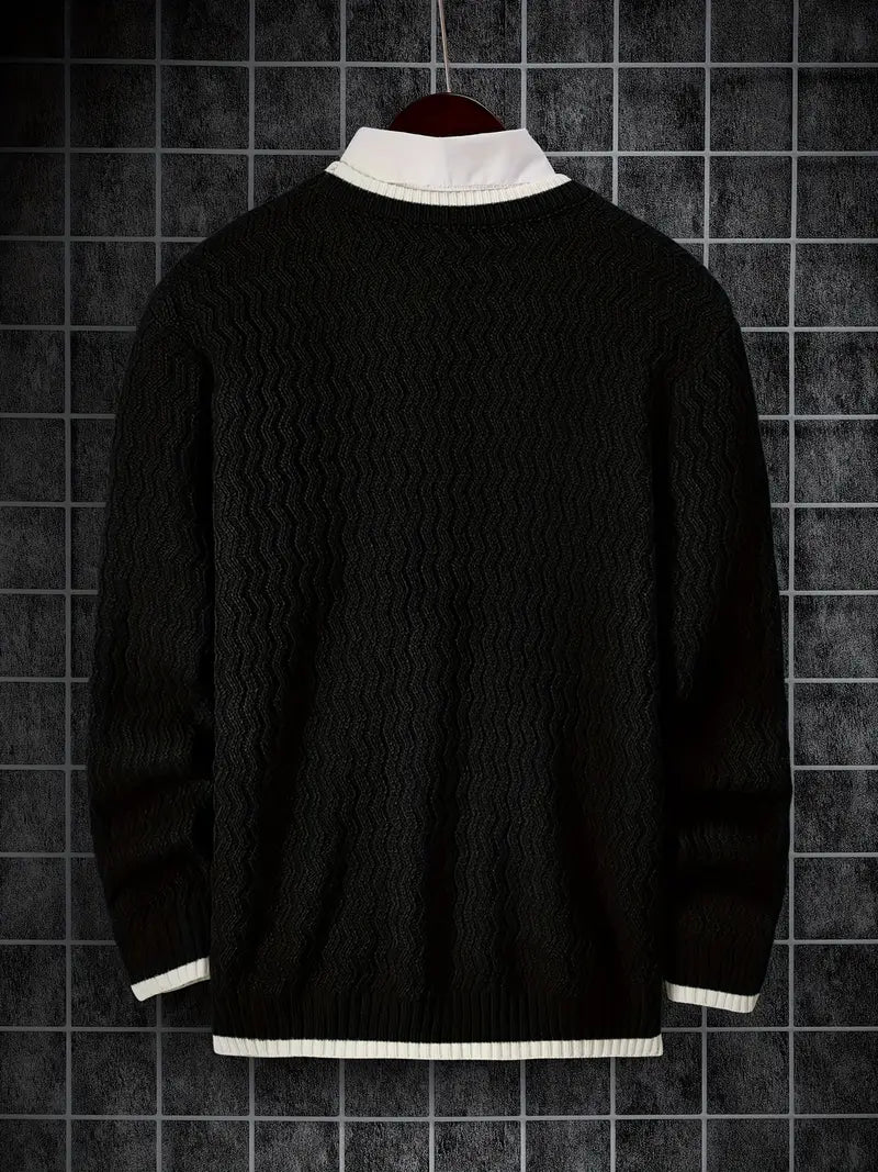 Pull décontracté homme coupe relaxed