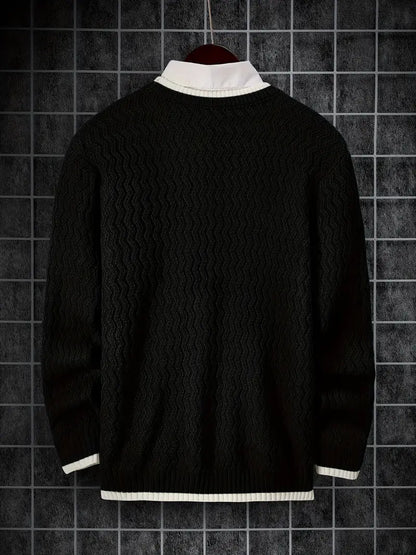 Pull décontracté homme coupe relaxed