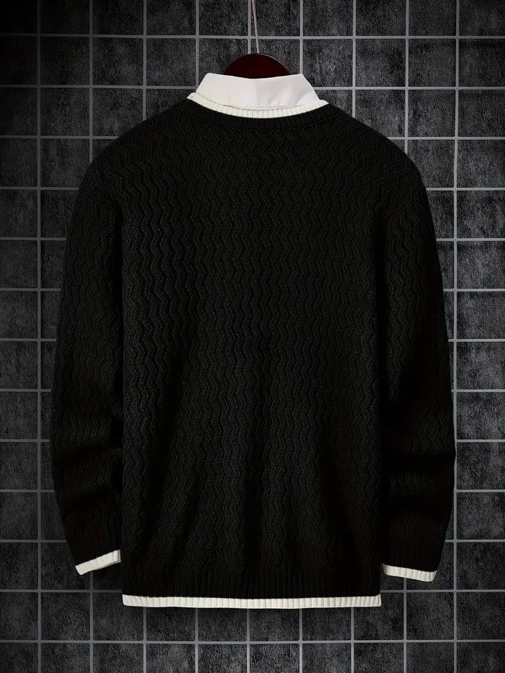 Pull décontracté homme coupe relaxed