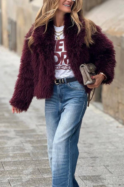 Veste polaire fuchsia moderne pour femme