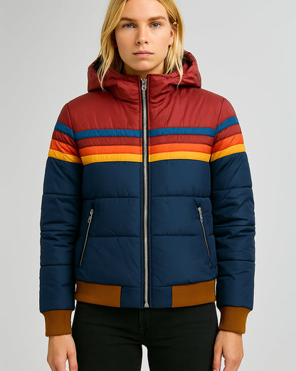 Veste d'hiver chaude matelassée