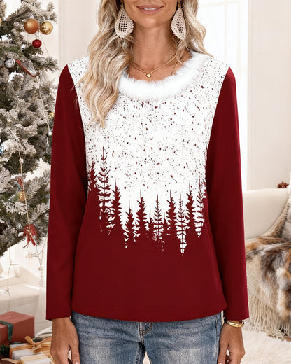 Robe de Noël motif sapin