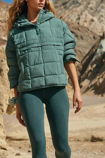 Veste chaude rembourrée Capuche Manches longues
