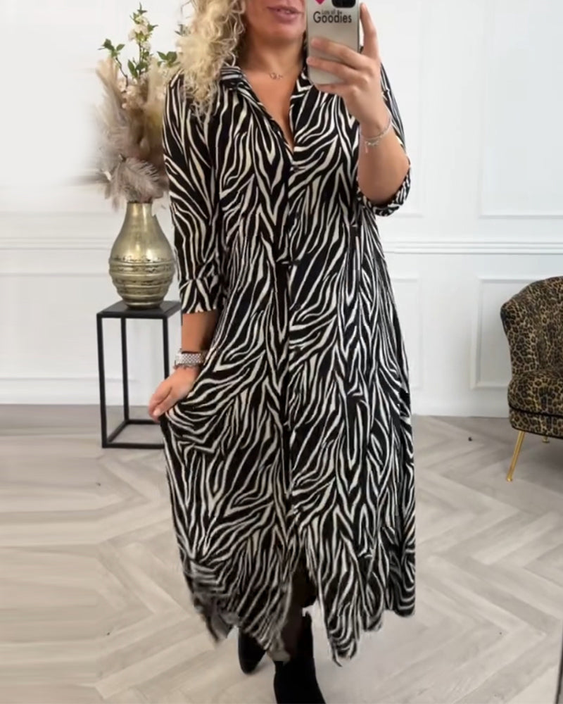 Stylische Kleidung Zebramuster Frauen - IdealeKleiden