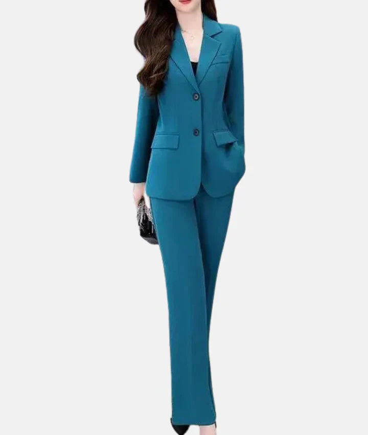 Pantalon de tailleur chic avec blazer ajusté