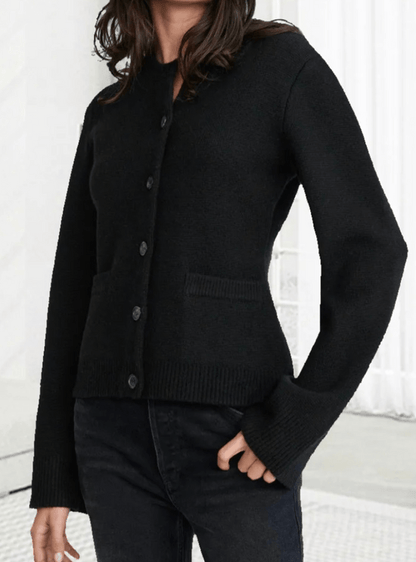 Cardigan classique modèle hiver chaud