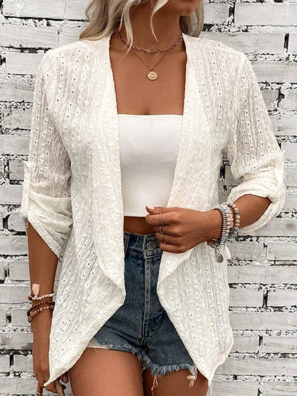 Gilet femme Automne Crochet Style décontracté