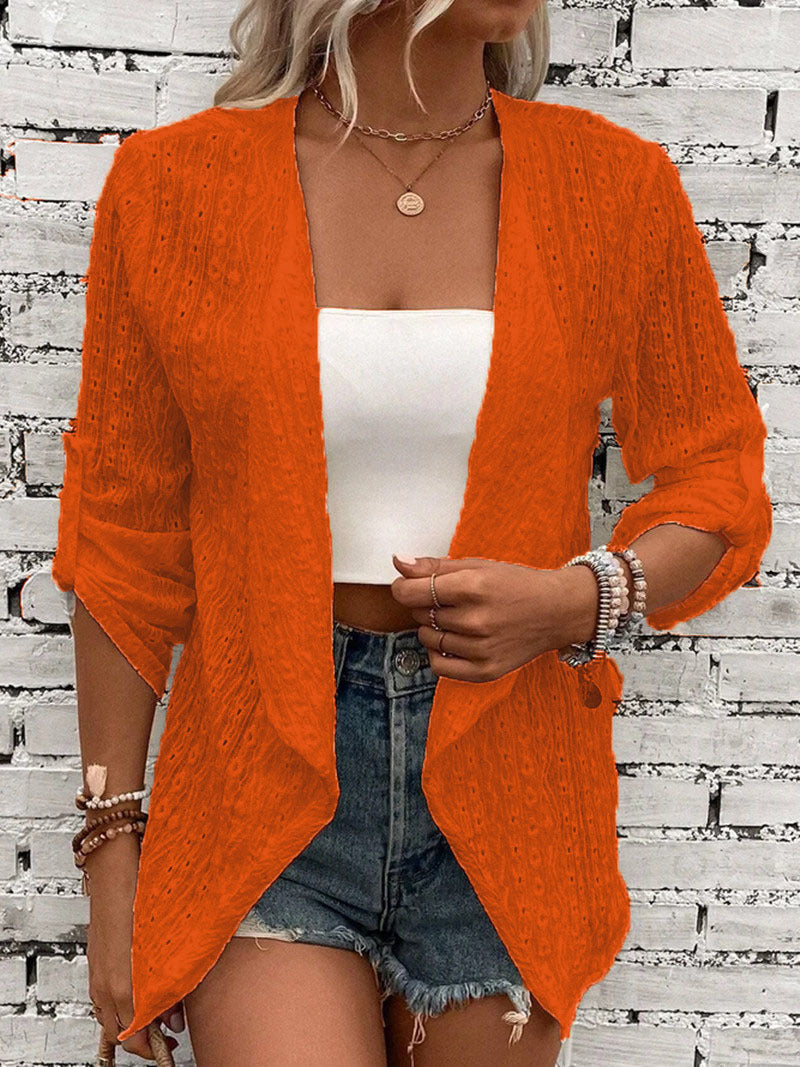 Gilet femme Automne Crochet Style décontracté